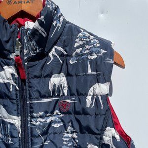 Horse Patterned Ariat Vest